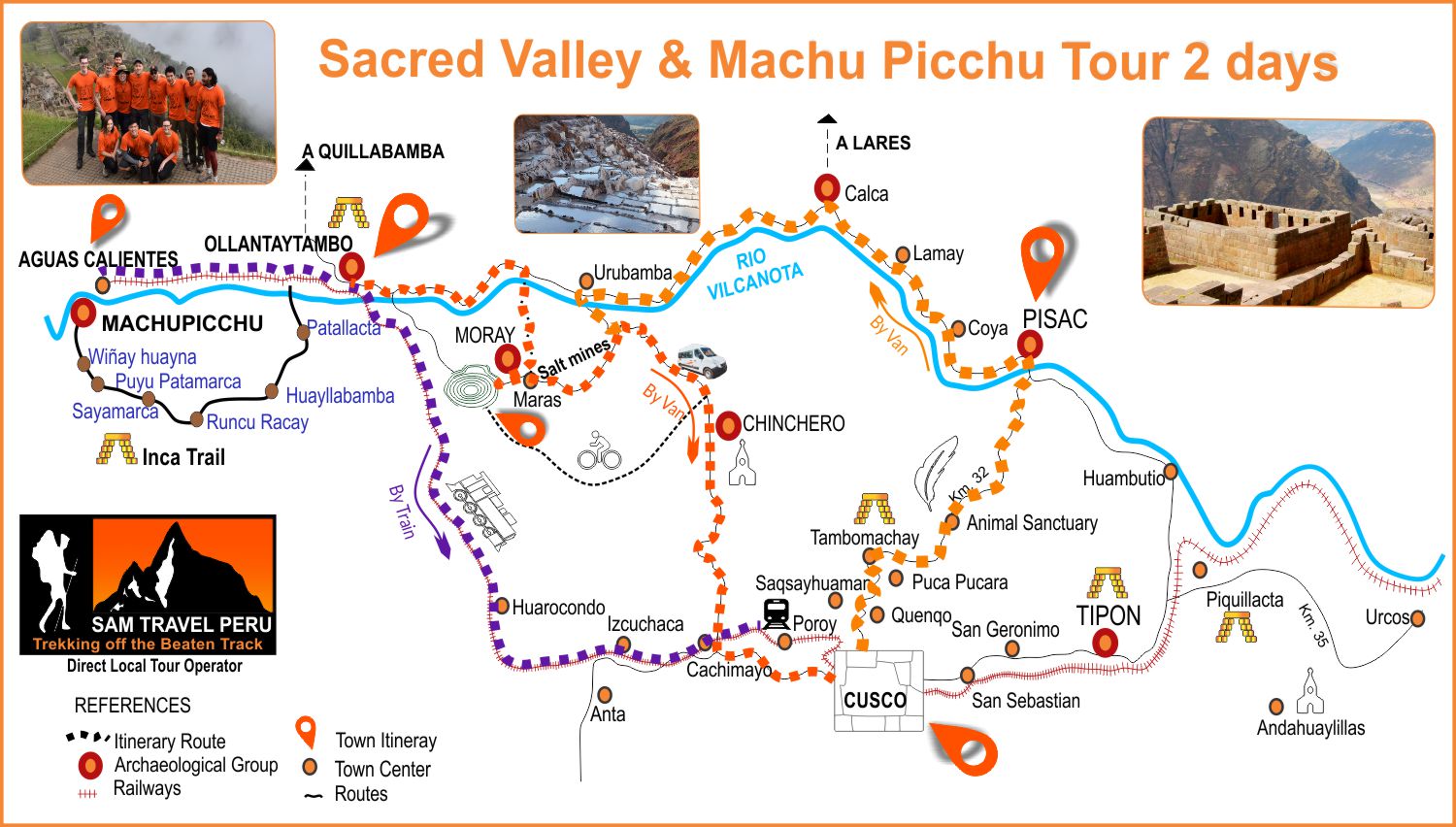 Sacred Valley & Machu Picchu Tour 2 days