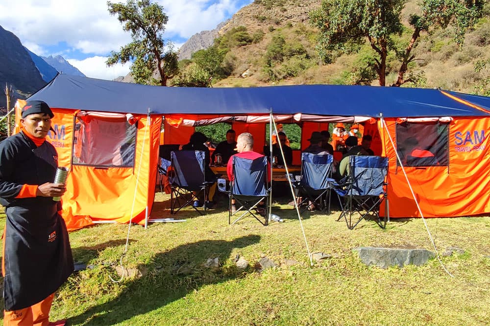 OUR KITCHEN & DINING TENTS