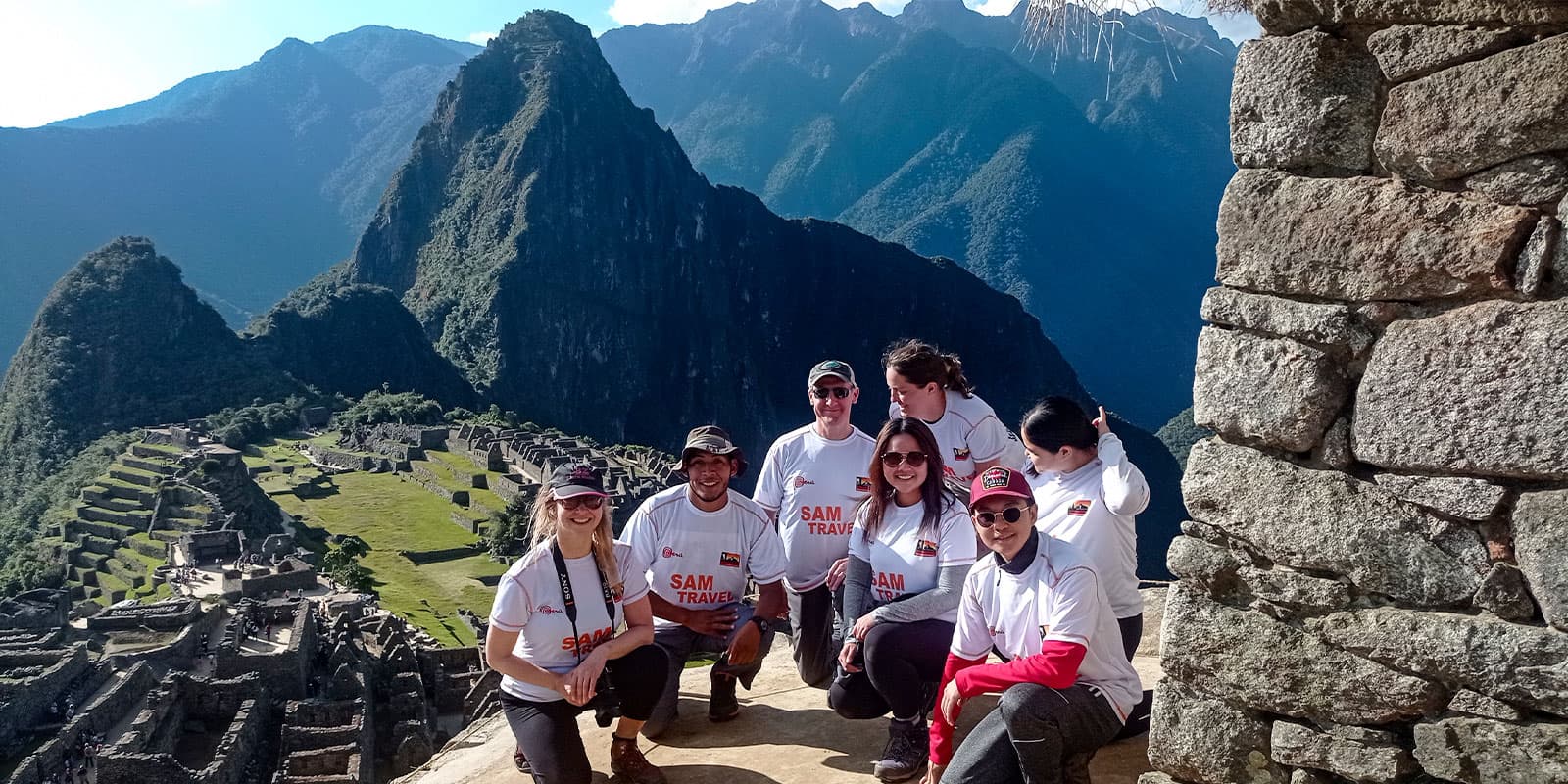 The best view point for picture at Machu Picchu