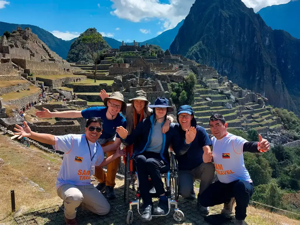 Machu Picchu tour  for disabled people with sam travel peru