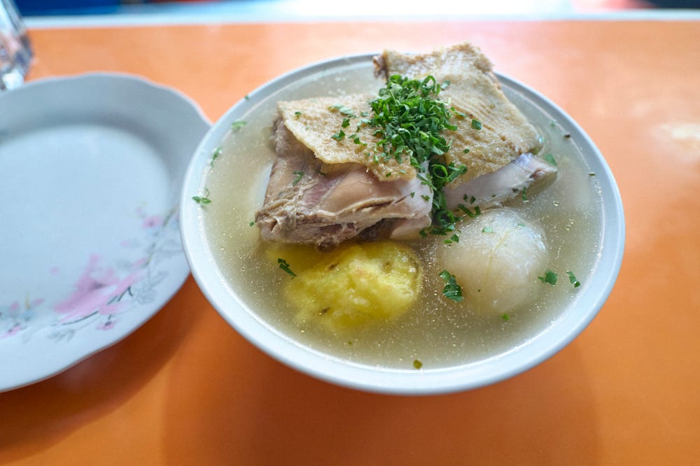 Caldo de Gallina (Free-Range Chicken Soup)